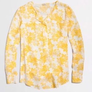 DONATING TOMORROW: ANY OFFER ACCEPTED J Crew Flowered Top, Size S